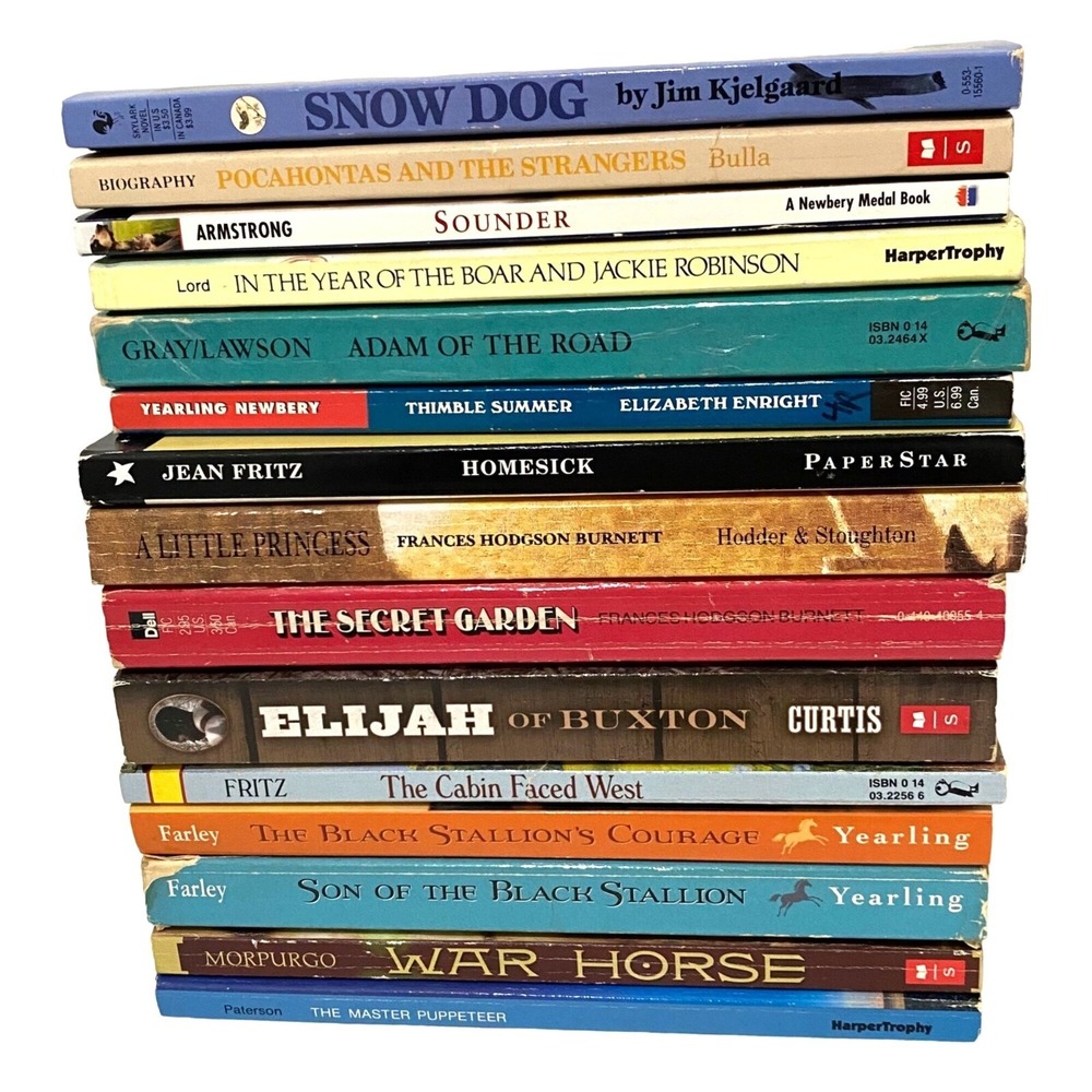 Middle‎ Grade Paperback Book Lot of 15